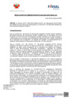 Vista preliminar de documento RESOLUCIÓN DE ADMINISTRACION N.° 028-2023-SIS-FISSAL/OA