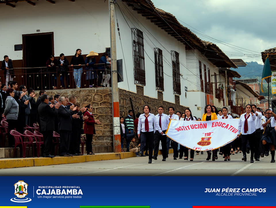 Conmemoración 92° Aniversario de I.E. N°82287 – Ex 118