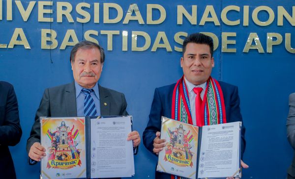 La UNAMBA firma convenio para exoneración de pagos de derecho de admisión e inscripción al centro pre universitario en beneficio de internados y externados de aldea infantil virgen del Rosario