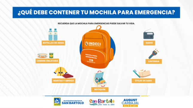 La mochila de emergencia equipada con los elementos esenciales puede salvar tu vida y la de tu familia ante cualquier situación de emergencia.