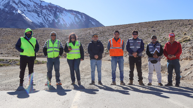 Provias Nacional, Gobierno Regional y Southern inspeccionan tramo II de la carretera Tacna – Collpa – La Paz