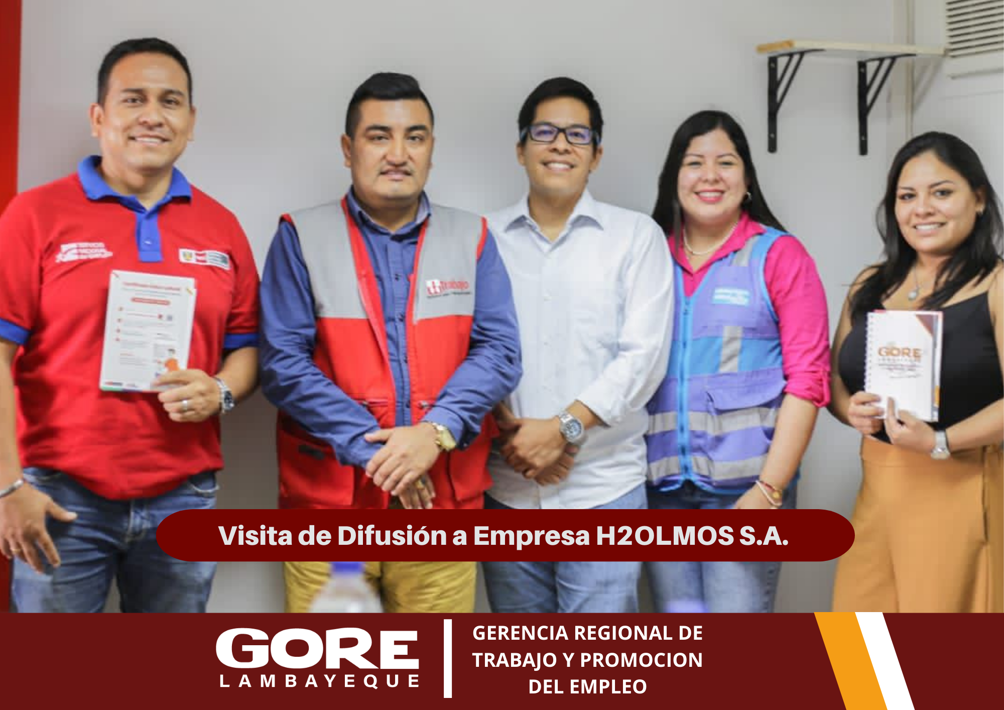 foto de la visita a la empresa H2OLMOS