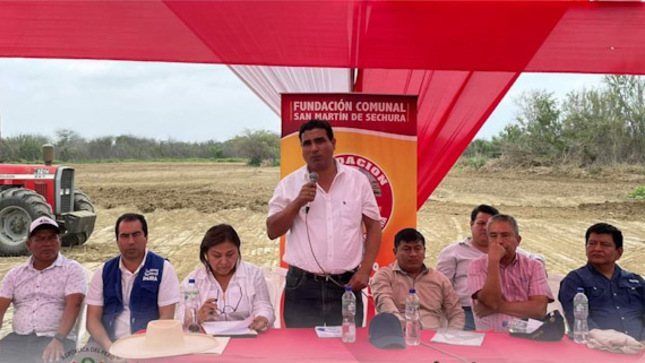 GORE firma convenio con Fundación Comunal San Martín para instalar 2 mil hectáreas de frijol