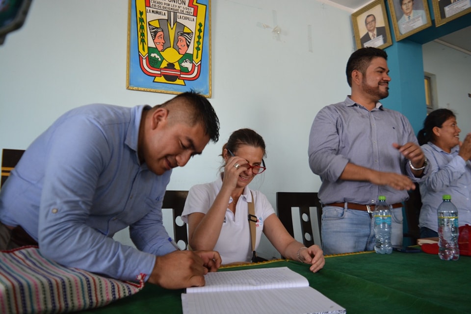 Visita de ministra de vivienda