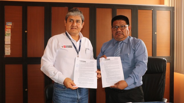 MUNICIPALIDAD DISTRITAL DE HUAURA Y SENASA FIRMAN COMPROMISO PARA EJECUTAR MEJORA DEL CAMAL MUNICIPAL
