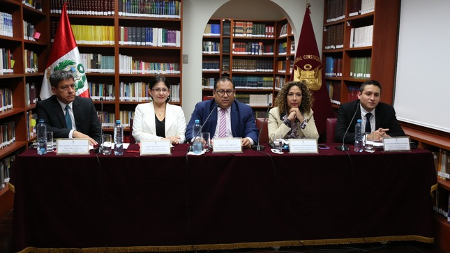 Formas de acceder a la jurisprudencia sistematizada del país presentan en conversatorio del CEC del TC