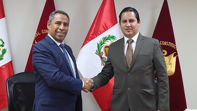 Tribunal Constitucional y Universidad Privada Antenor Orrego de Trujillo firman convenio de cooperación interinstitucional.