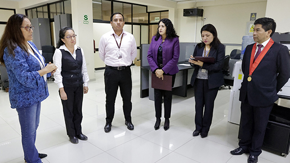 VISITA DE TRABAJO A SEDES JUDICIALES