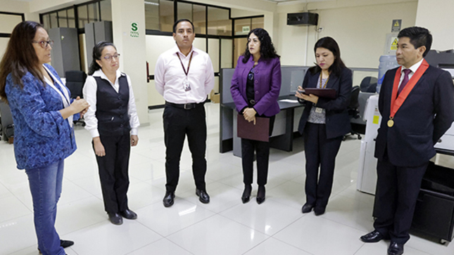 VISITA DE TRABAJO A SEDES JUDICIALES