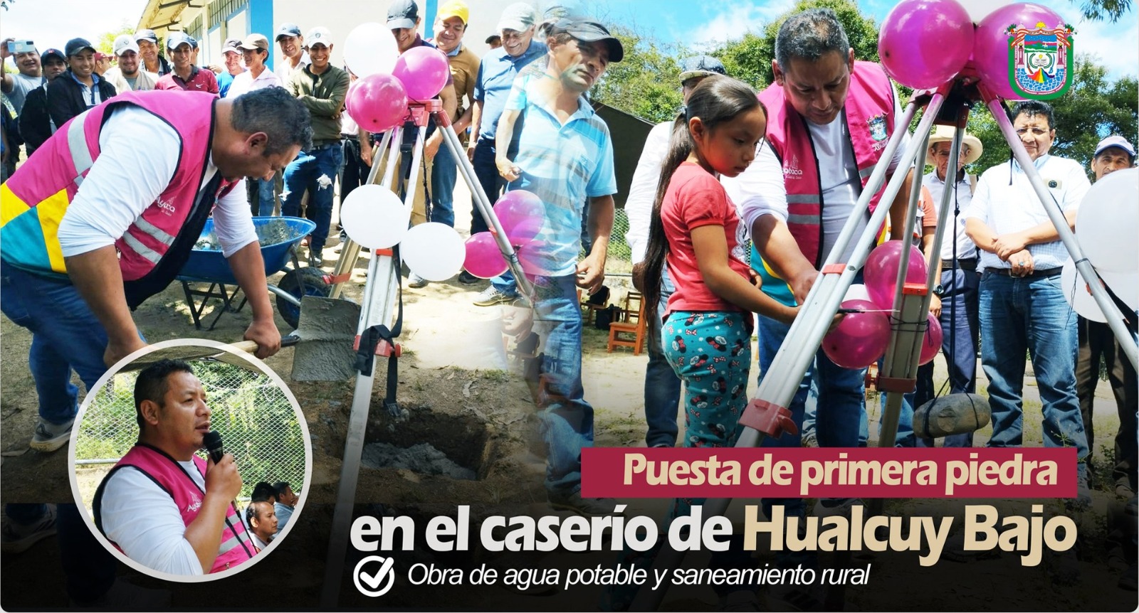 PUESTA DE LA PRIMERA PIEDRA HUALCUY