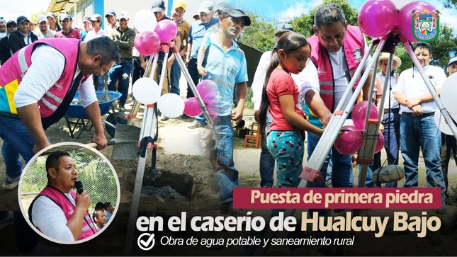 PUESTA DE LA PRIMERA PIEDRA HUALCUY