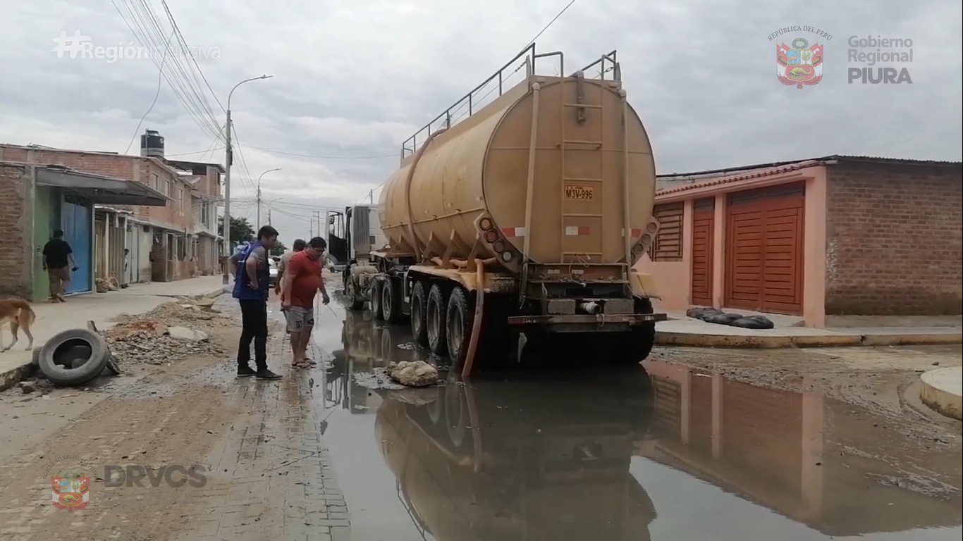 El Gobierno Regional Piura y la DRVCS intervienen en los AA.HH Los Pinos y Los Olivos