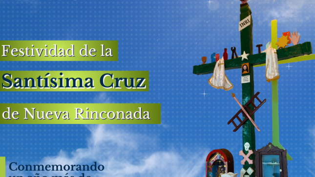 Flyer de la Santísima Cruz de Nueva Rinconada 