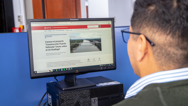 Ciudadano consultando web