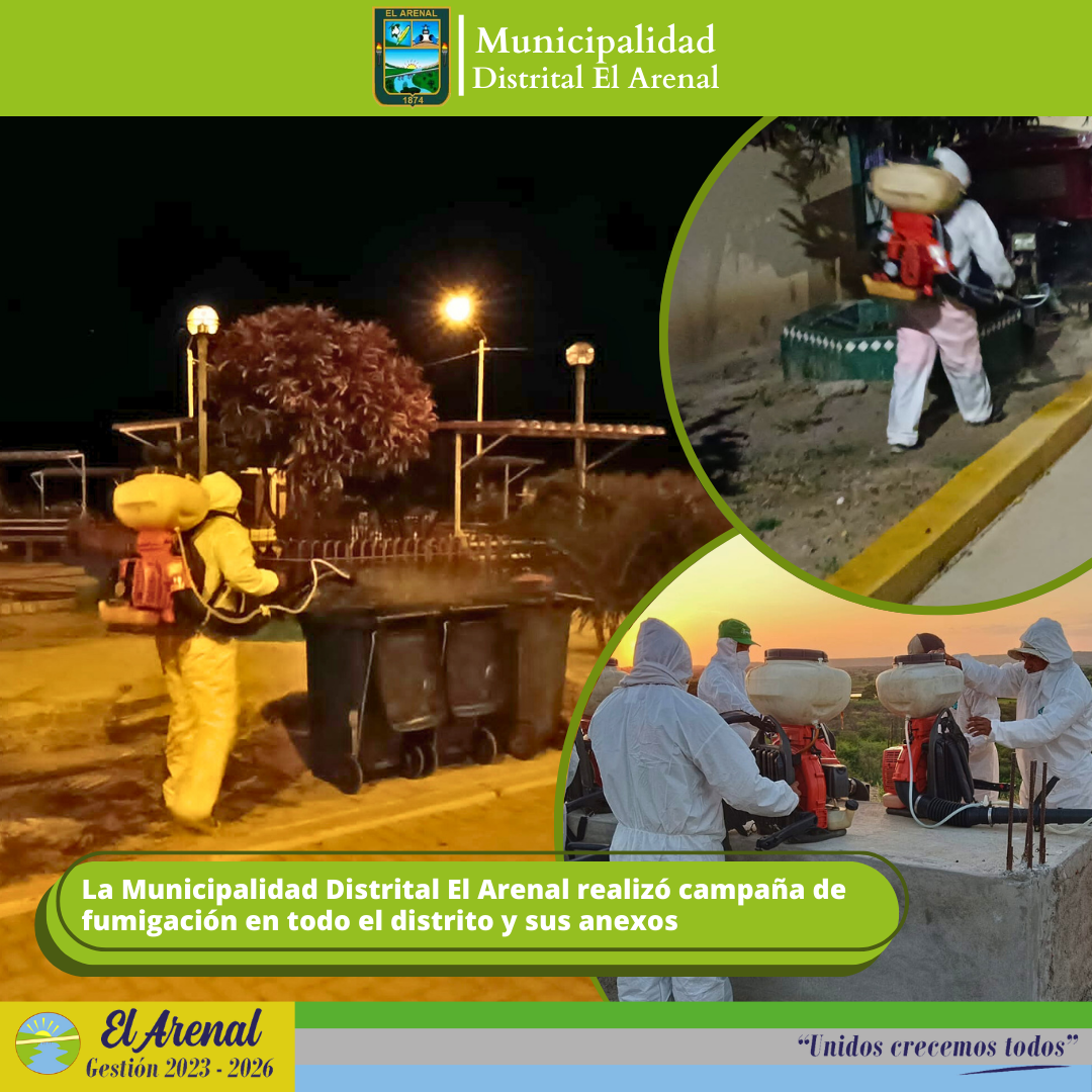 Foto de la campaña de fumigación