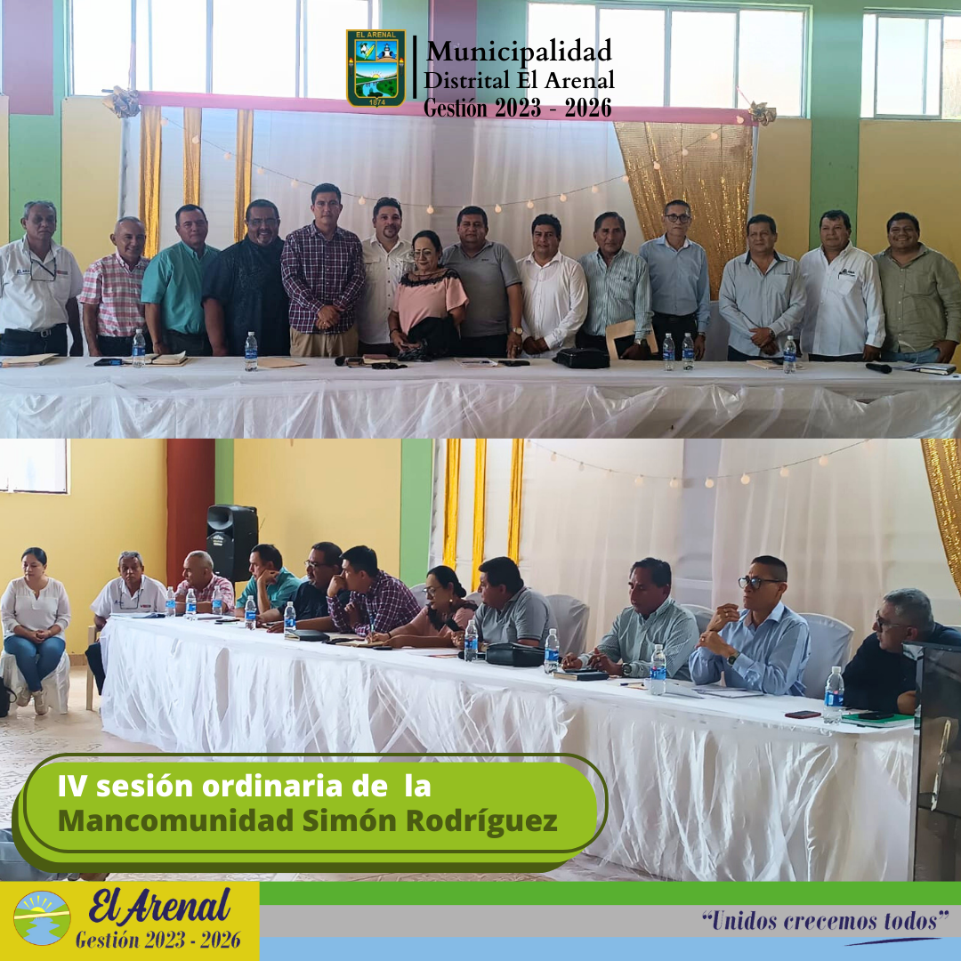 Foto de la reunión de la Mancomunidad Simón Rodríguez.