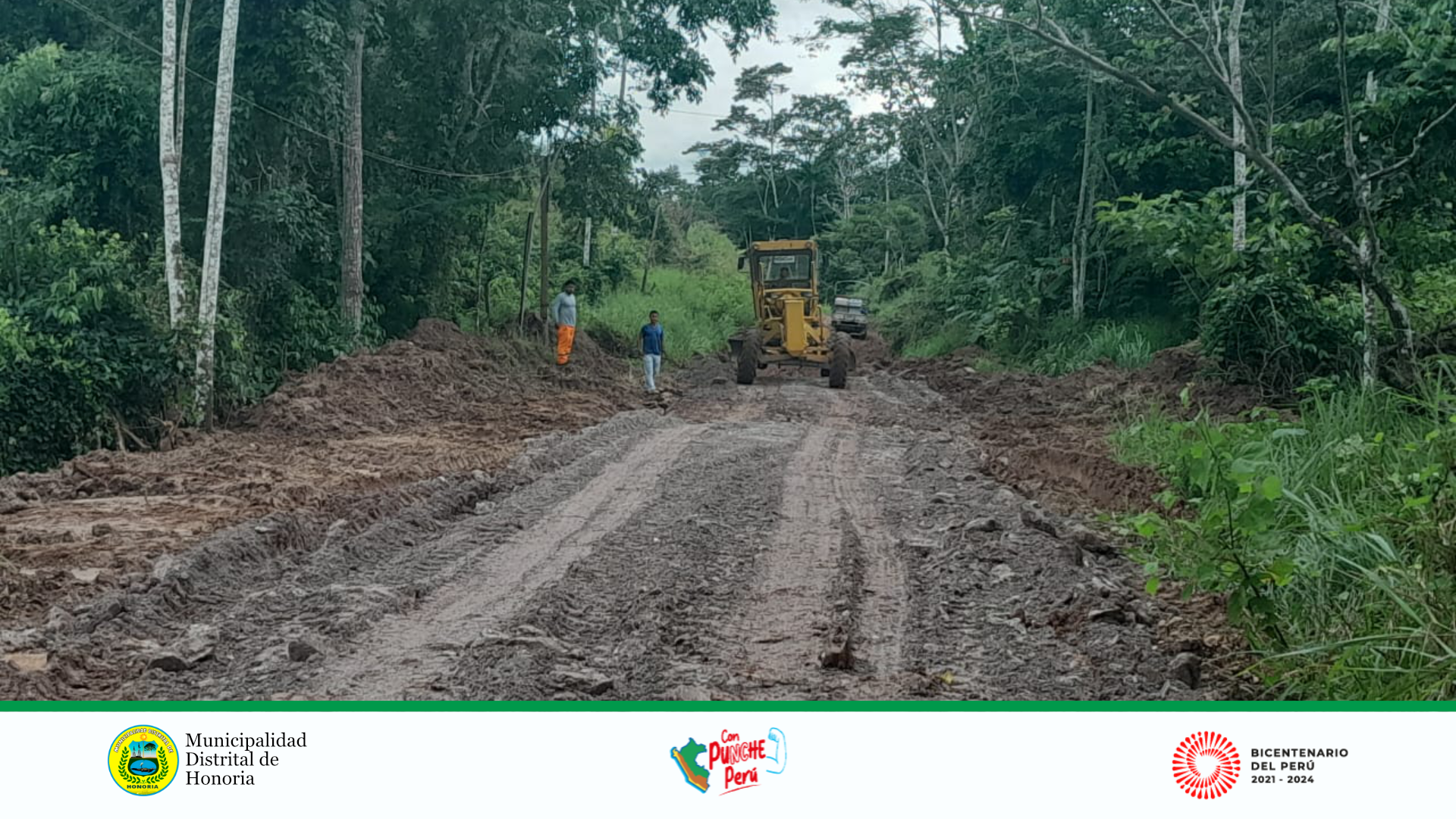 Mejoramiento de las carreteras de C.P. Semuya al Distrito de Honoria