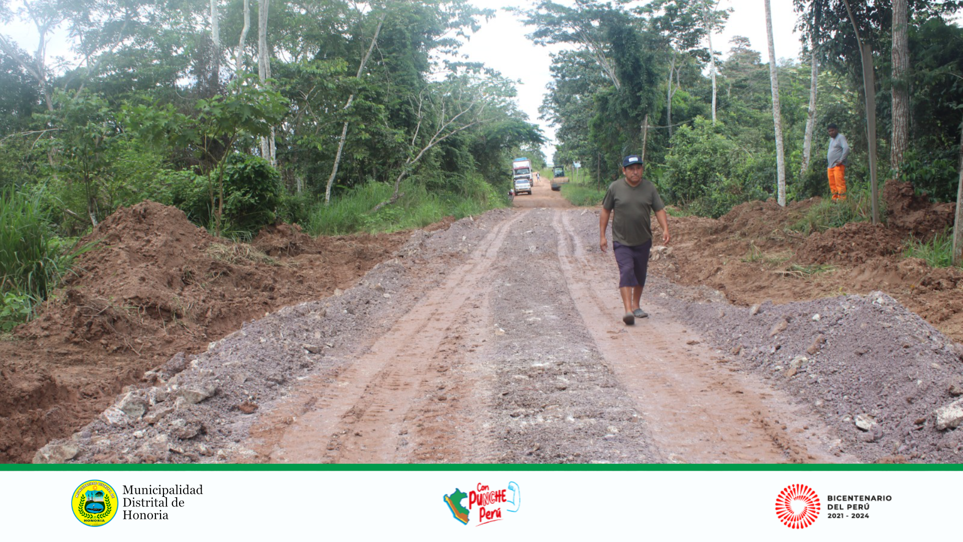 Mejoramiento de las carreteras de C.P. Semuya al Distrito de Honoria