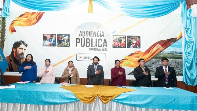 Municipalidad Provincial de Junín celebra exitosa primera Audiencia Pública 2023, fortaleciendo la transparencia y participación ciudadana en decisiones municipales.