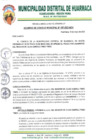 Vista preliminar de documento ACUERDO DE CONSEJO MUNICIPAL N°087-2023-MDH