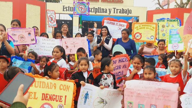 40 mil escolares fueron educados sobre el peligro del dengue