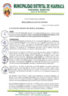 Vista preliminar de documento RESOLUCION DE ALCALDIA N° 105-2023-MDH-A