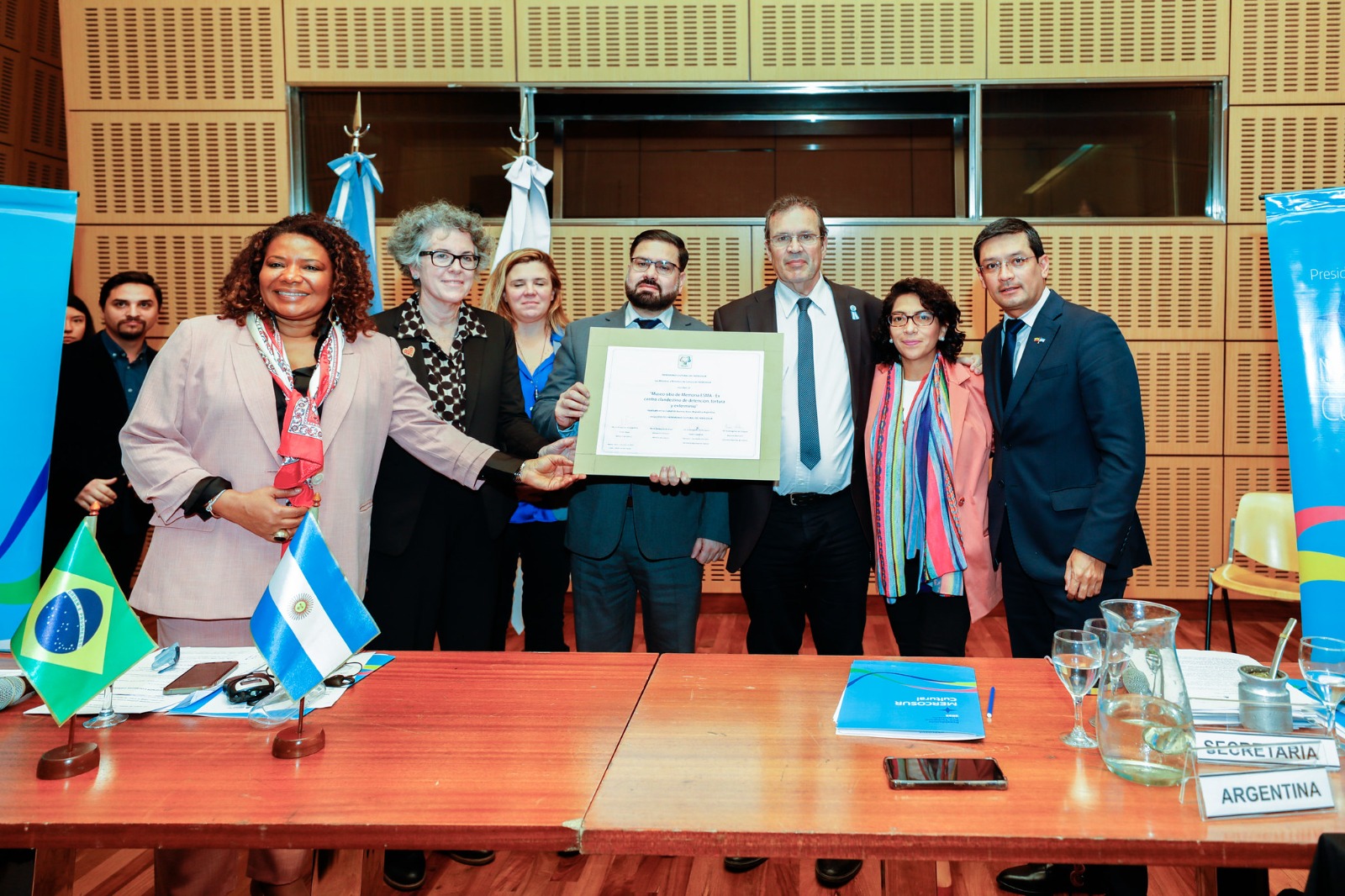 Ministra Leslie Urteaga en Argentina: “Nos agrada que se hayan unido con un ‘Mercosur sin Racismo’”