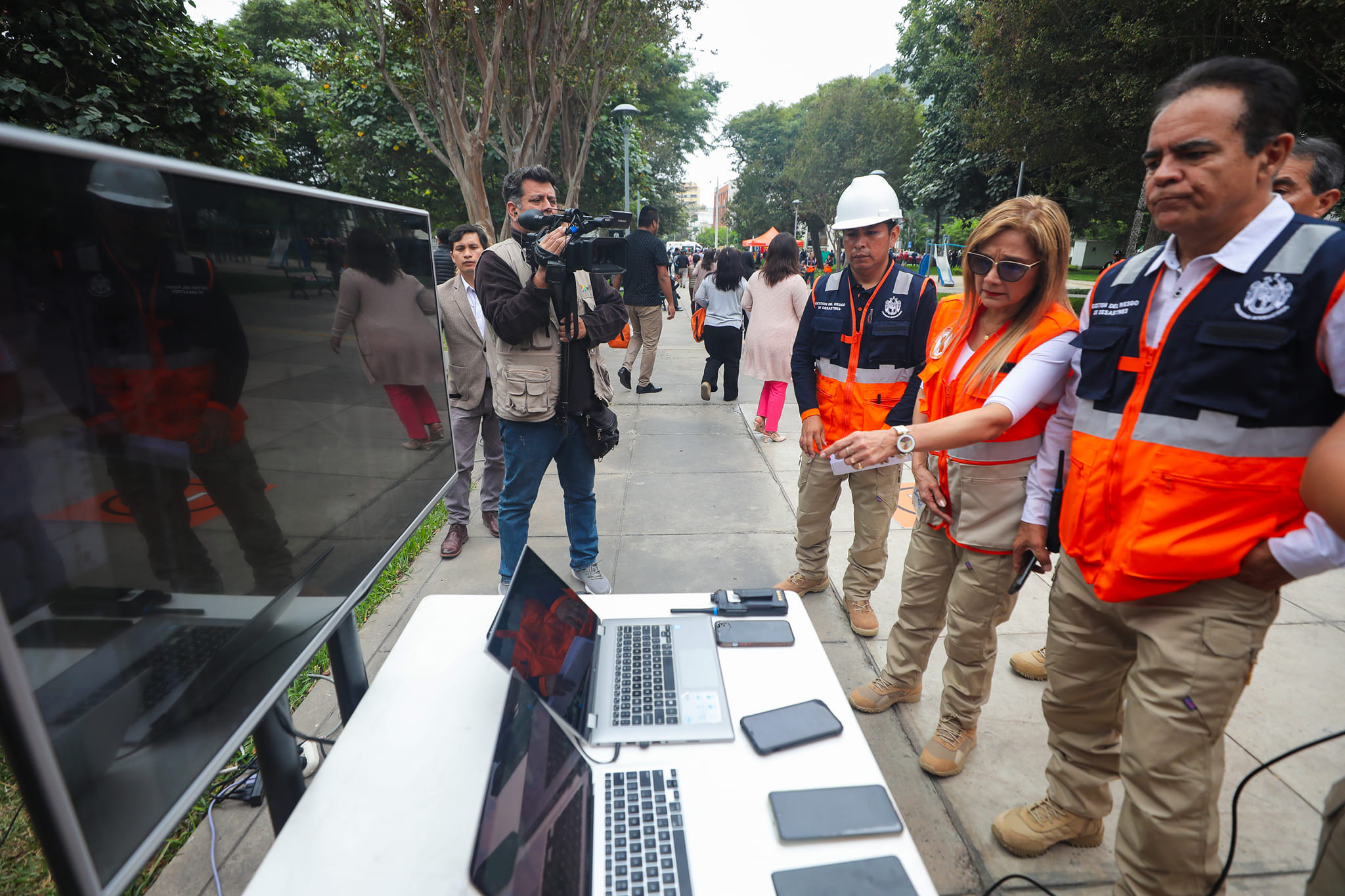 Gran participación ciudadana en simulacro de sismo de 8.8°