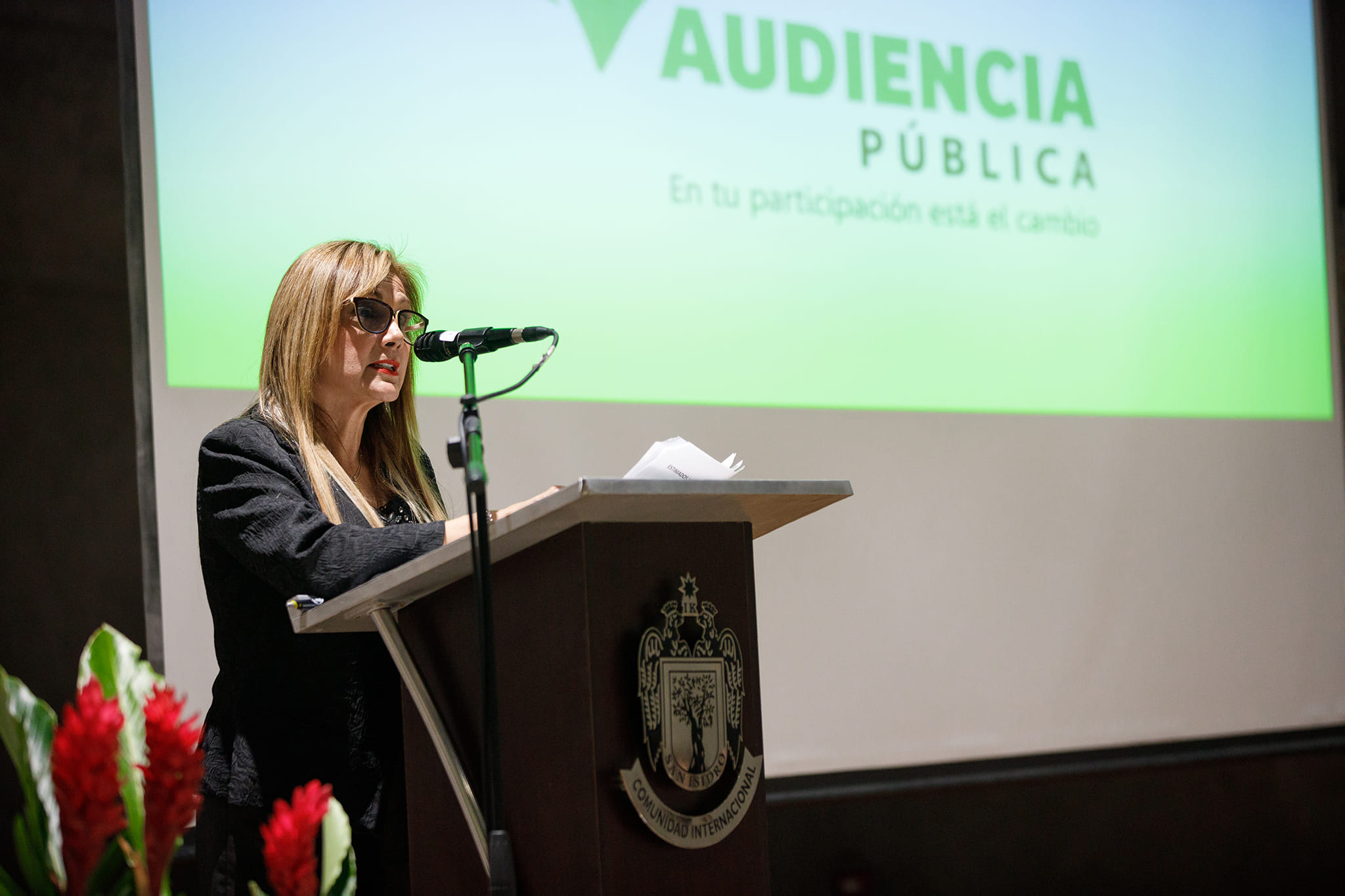 Alcaldesa Nancy Vizurraga encabezó audiencia de rendición de cuentas