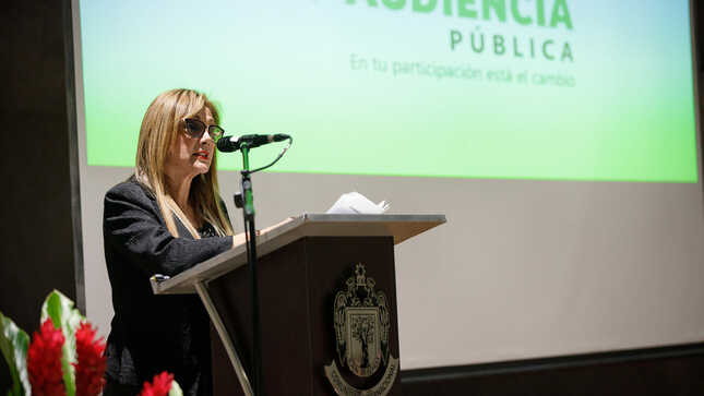 Alcaldesa Nancy Vizurraga encabezó audiencia de rendición de cuentas