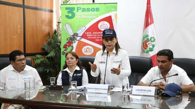 Minsa y Gore Piura anuncian acciones masivas para frenar el avance del dengue en la región 