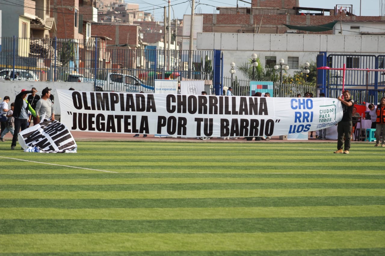 Chorrillos y sus vecinos comprometidos con el deporte