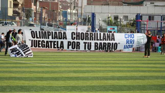 Chorrillos y sus vecinos comprometidos con el deporte 