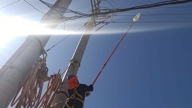 AYACUCHO: Globo de helio provoca corte de energía eléctrica en Huamanga