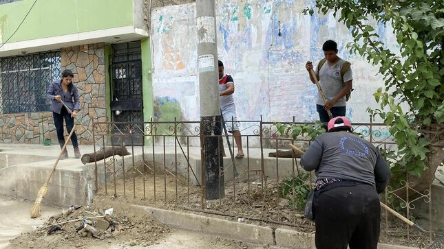 OPERATIVO RELÁMPAGO DE LIMPIEZA DA BUENOS RESULTADOS EN EL BARRIO NORTE