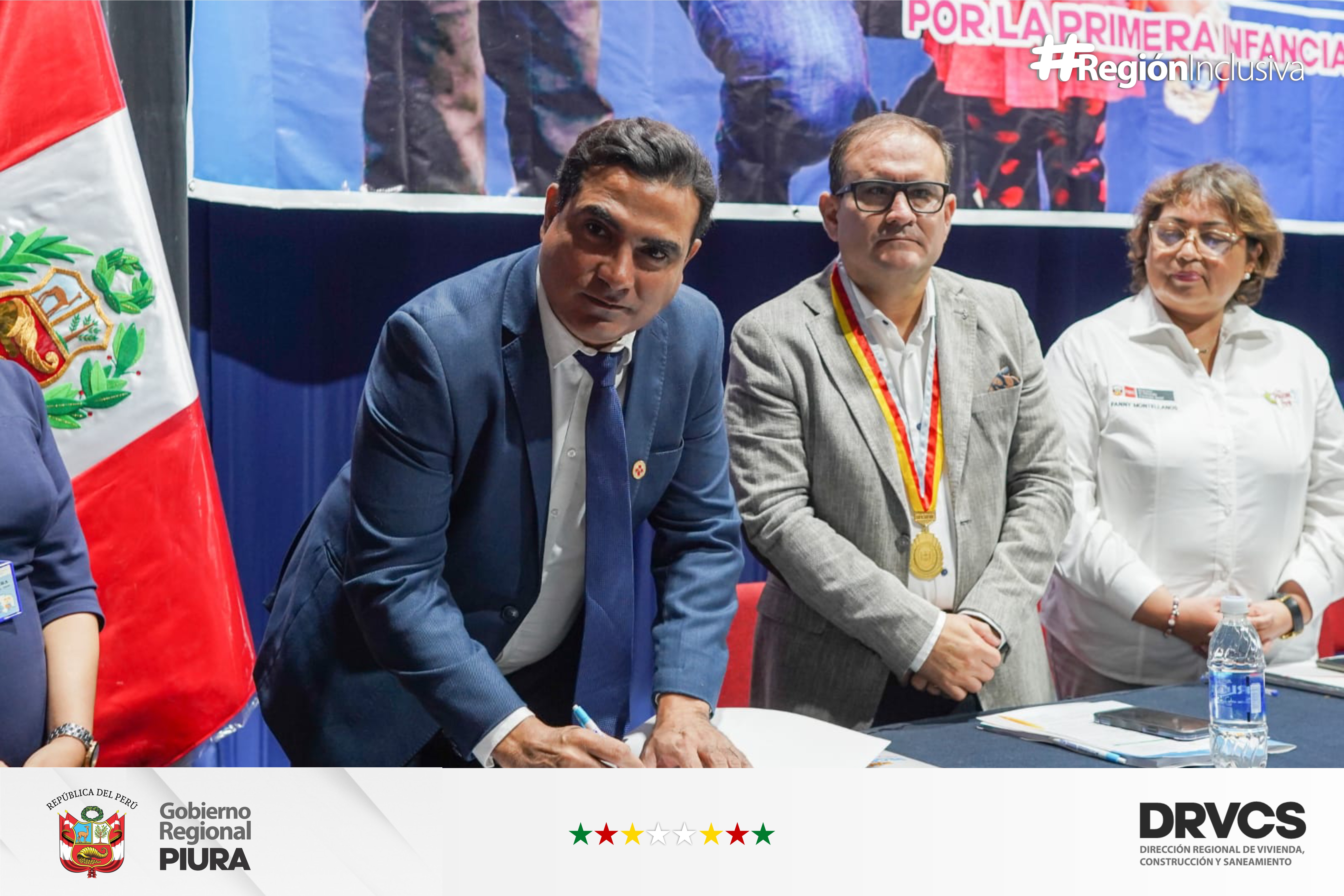 La DRVCS participó junto al Gobernador Regional de  la firma del Pacto Regional Por la Primera Infancia