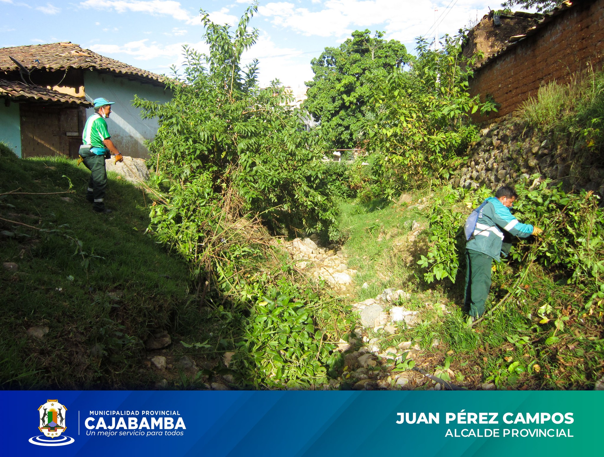 Recojo de Residuos y Retiro de Maleza de Quebrada Ismayacu.