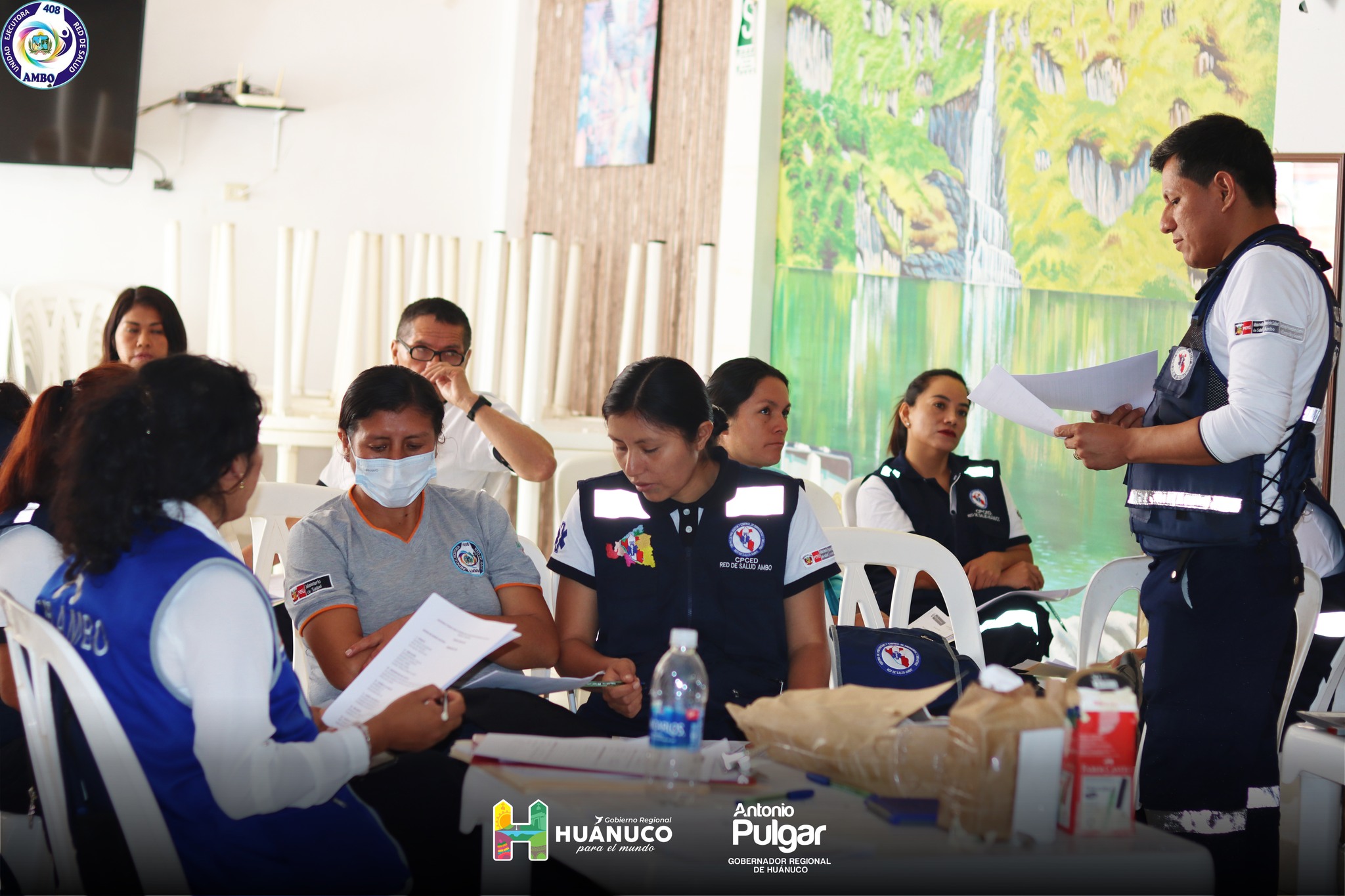 Red de Salud Ambo Realiza capacitación de brigadista de intervención inicial