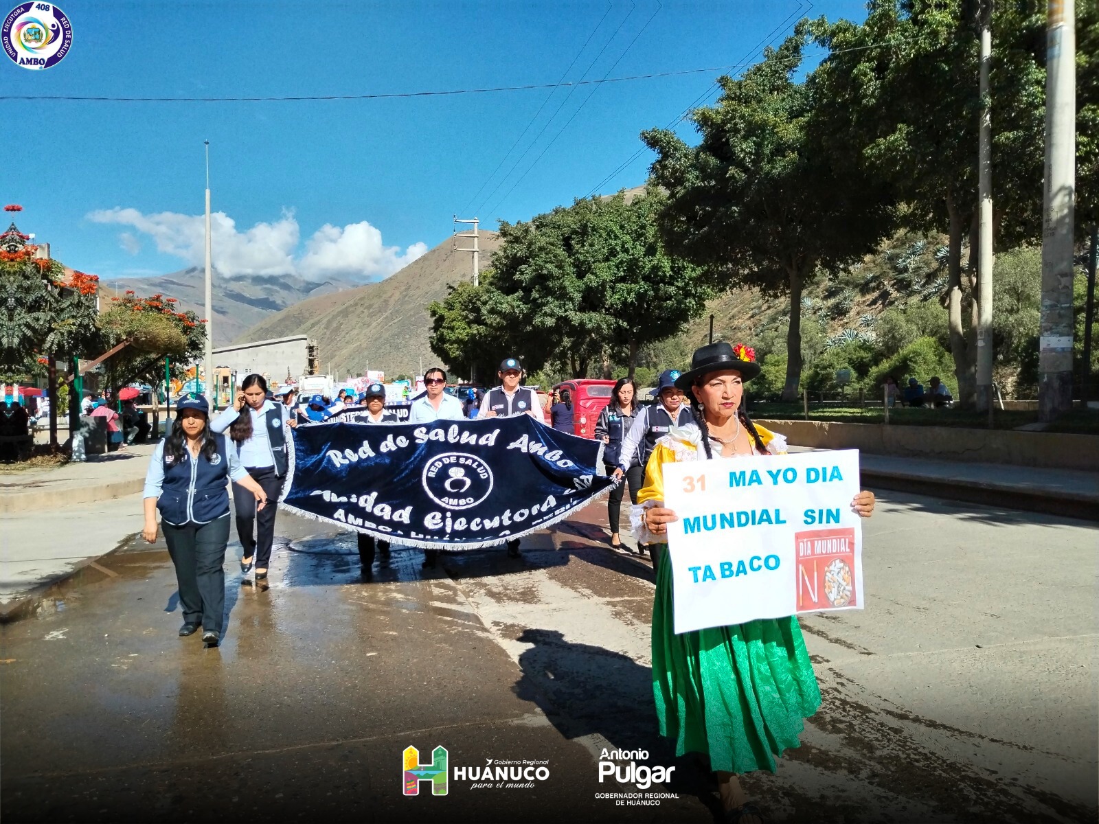Realizaron un pasacalle en el "Día Mundial Sin Tabaco" para informar sobre los peligros del consumo de tabaco en la salud física y mental, así como en la familia. 