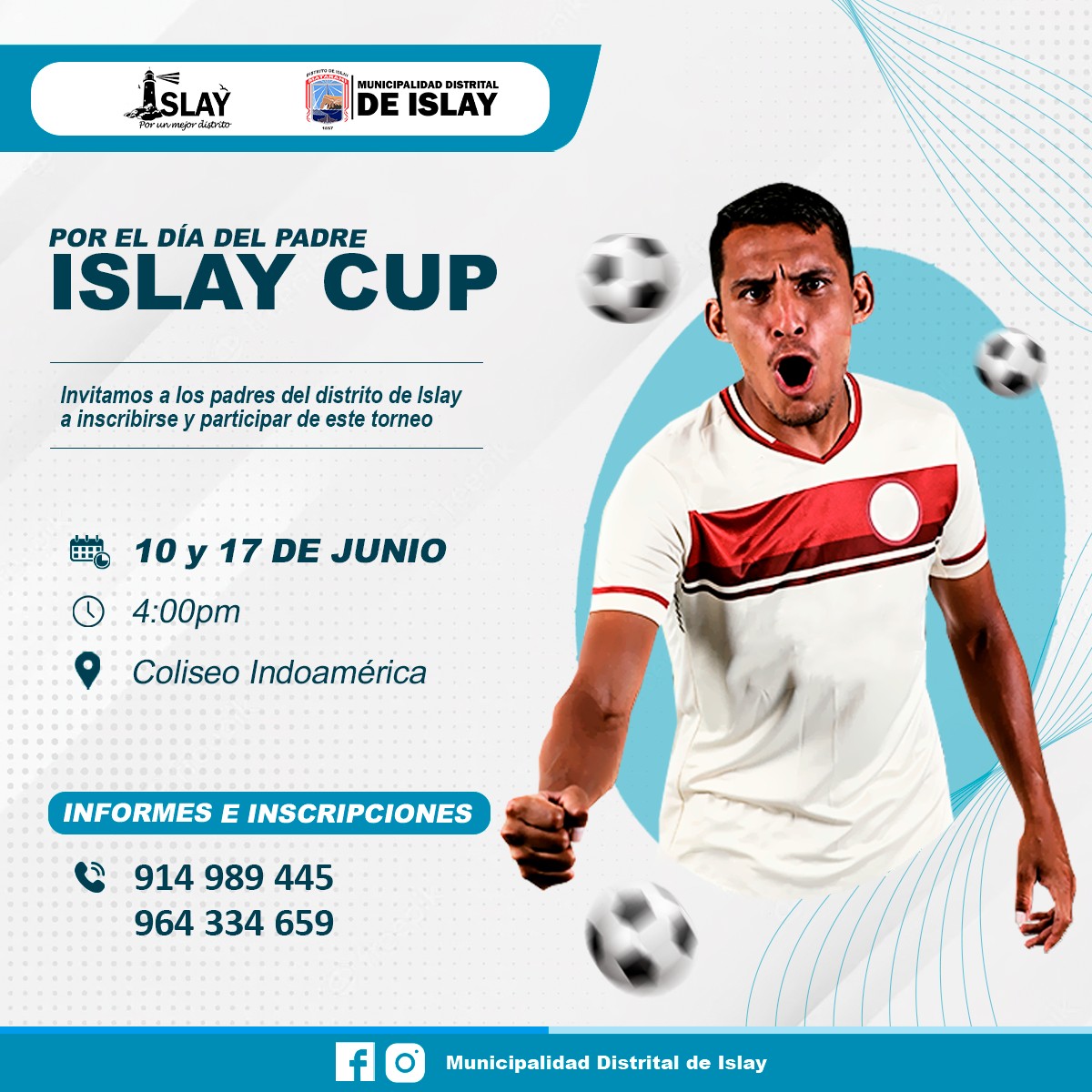 Imagen publicitaria de Islay Cup | Fútbol por el día del Padre