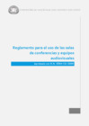 Vista preliminar de documento Reglamento para el uso de las salas de conferencia y equipos audiovisuales