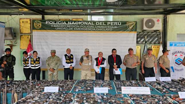 Autoridades informaron que el 80% de las armas decomisadas fueron utilizadas en hechos ilícitos.