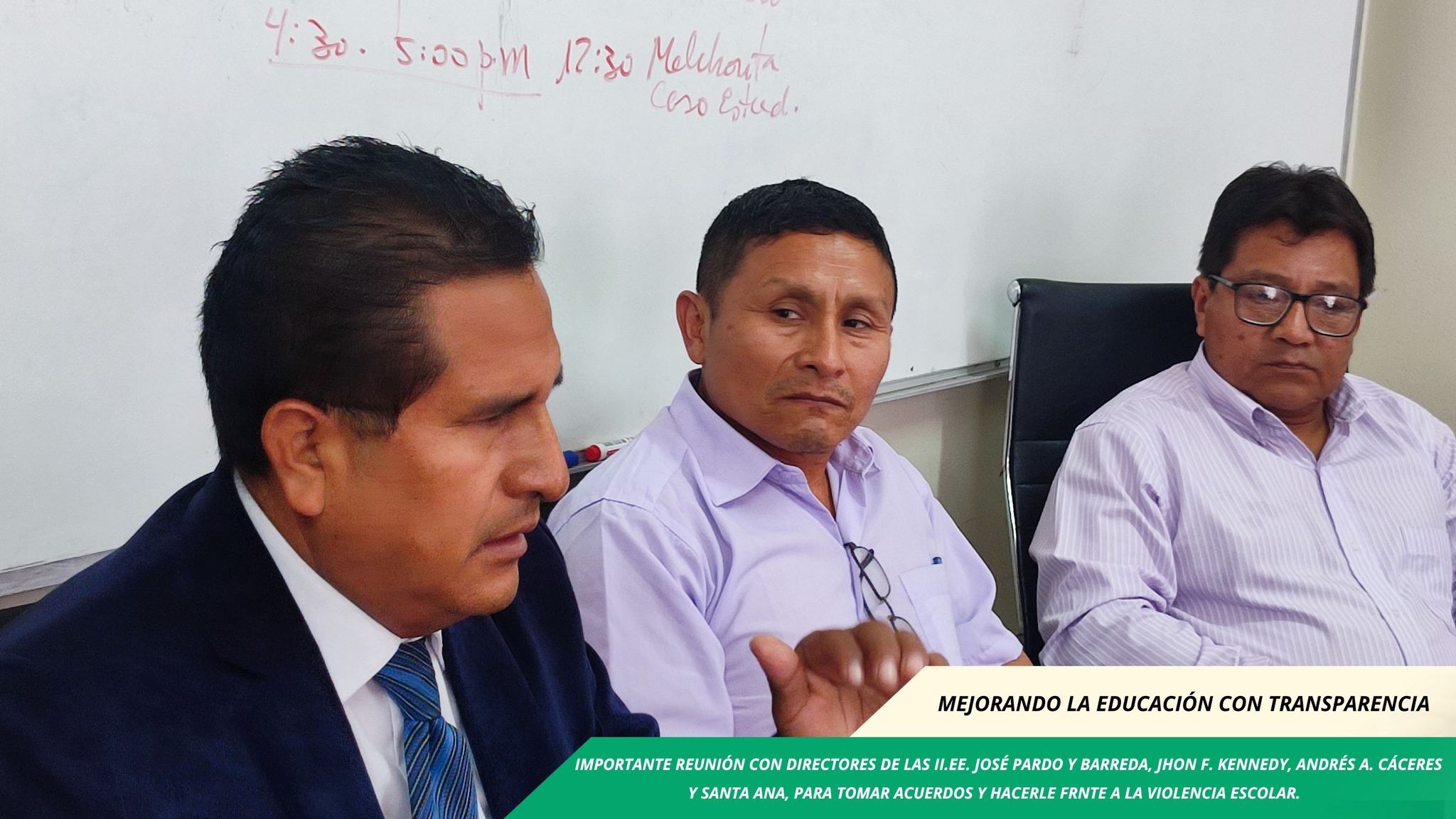 Importante reunión de directores, para hacerle frente a la violencia escolar