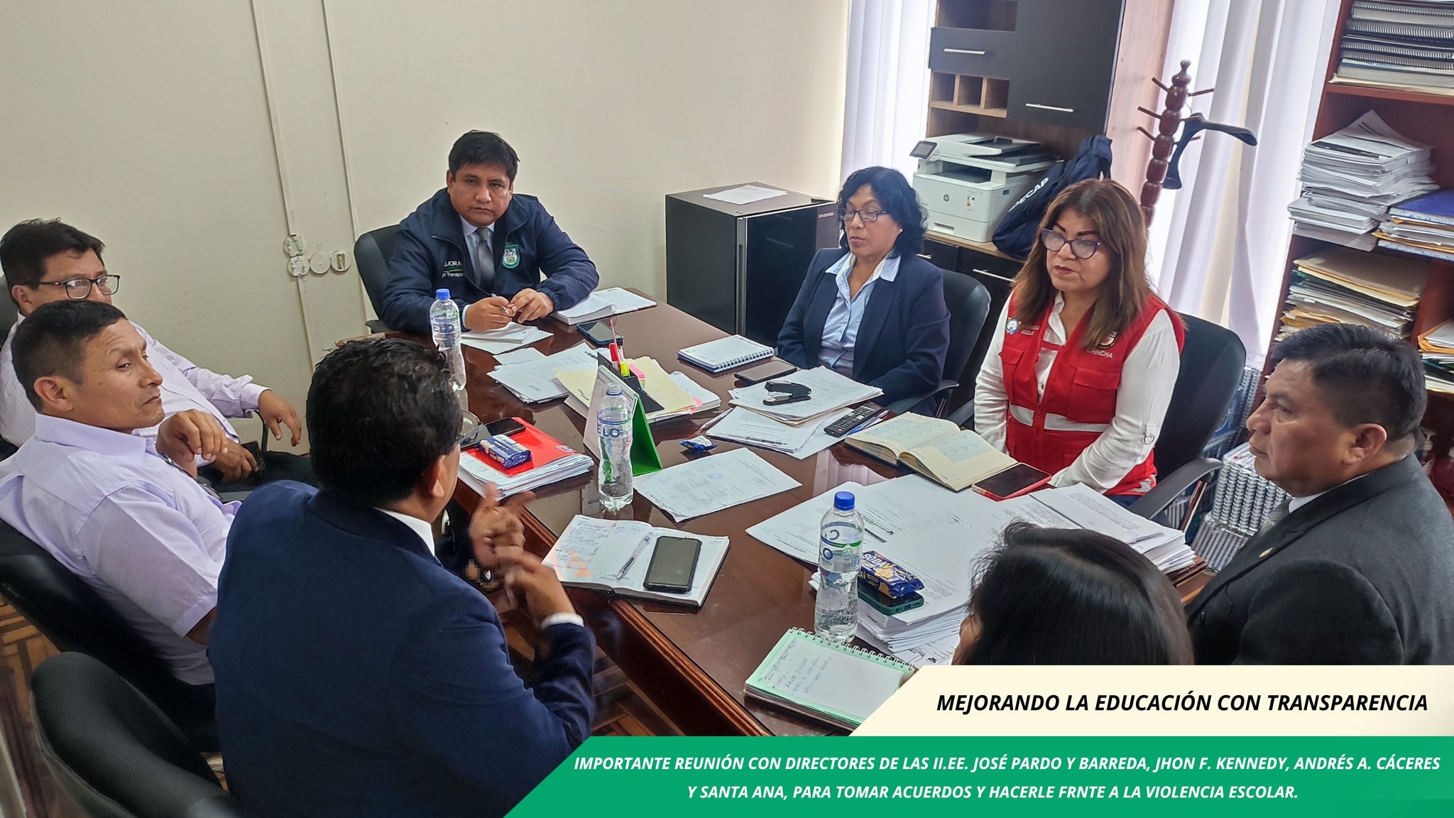 Importante reunión de directores, para hacerle frente a la violencia escolar