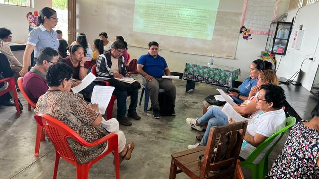 Educación Inicial fue uno de los niveles que tuvieron gran participación en estas asistencias técnicas.