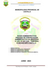 Vista preliminar de documento BASES ADMINISTRATIVAS PROCESO DE CONTRATACION ADMINISTRATIVA DE SERVICIOS N°005-2023-MPC