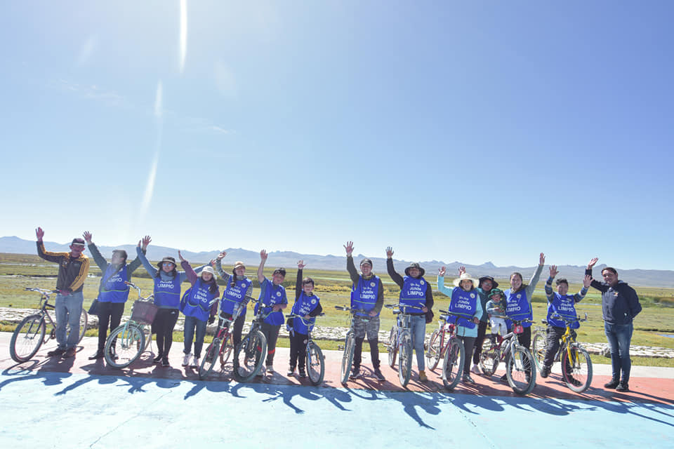 Celebración exitosa en Junín por el Día Mundial de la Bicicleta, promoviendo el cuidado del medio ambiente con una divertida bicicleteada.