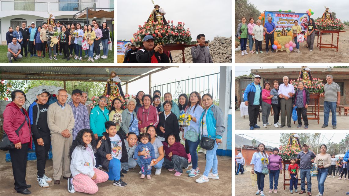 Imagen del Santo Patrón recorrio lugares aledaños del Distrito
