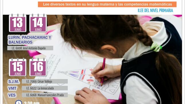 3er. Taller estrategias para desarrollar la competencia: lee diversos textos en su lengua materna y las competencias matemáticas
