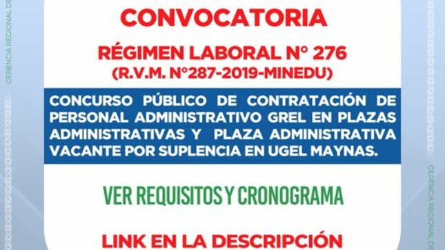 Convocatoria